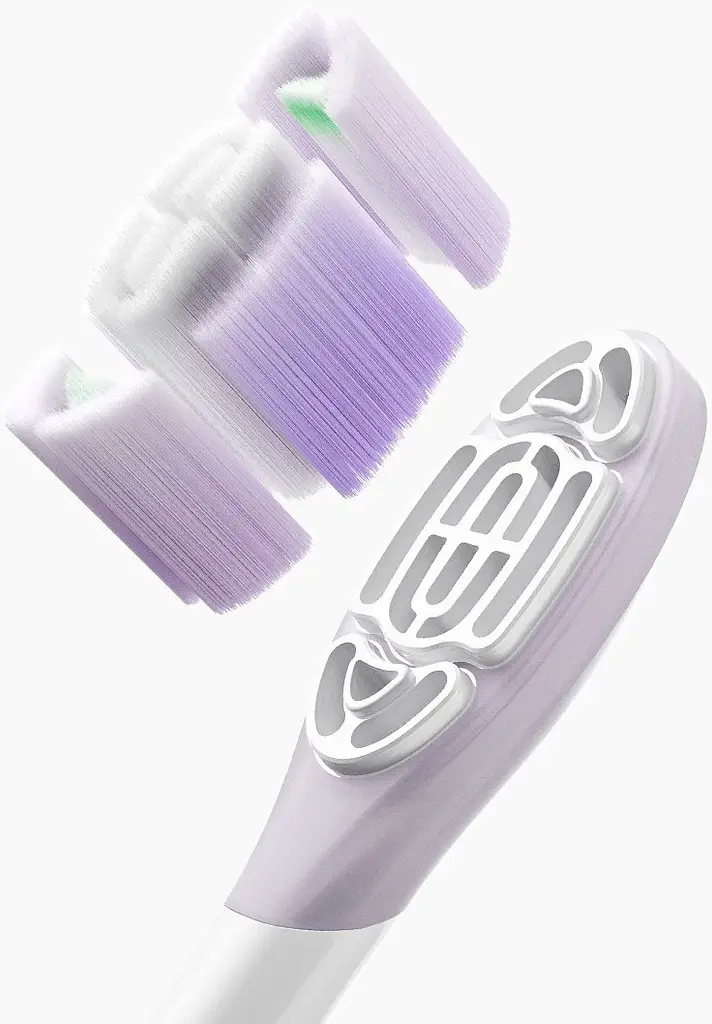 Насадки м'які набір 3 штуки для зубної щітки Xiaomi Oscillation Electric Toothbrush Replacement Heads (Soft) - фото 7