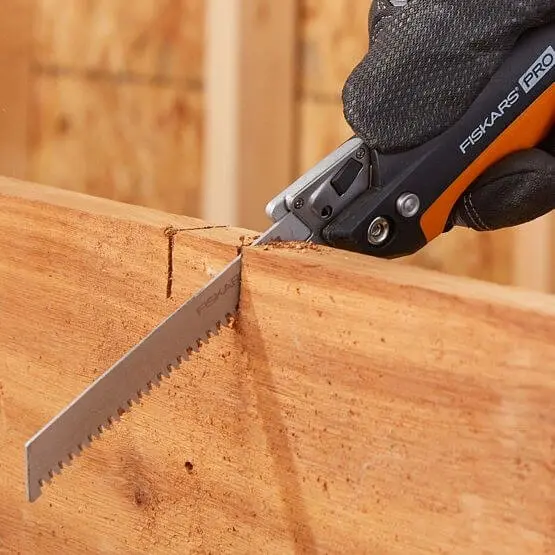 Пила універсальна складана 2 полотна (метал, дерево) Fiskars Pro PowerTooth 150 мм 13/24 TPI 1062934 - фото 9