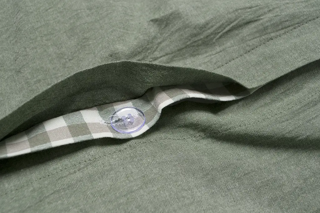 Постельное белье Lotus Home - Checked Gingham олива семейный - фото 6