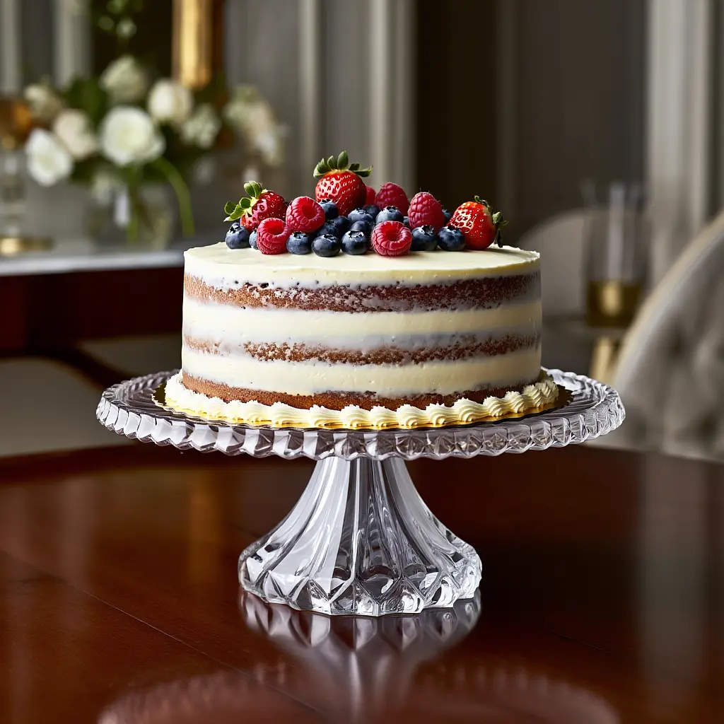 Тортовница стеклянная на ножке Ø26 ​​см Yiwu HP-19-138S - фото 4