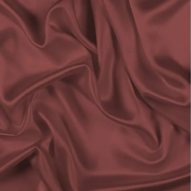Простыня на резинке MirSon Satin Light Pro 10-021 Brick red 80x190 см темно-красная (2200011025360) - фото 3