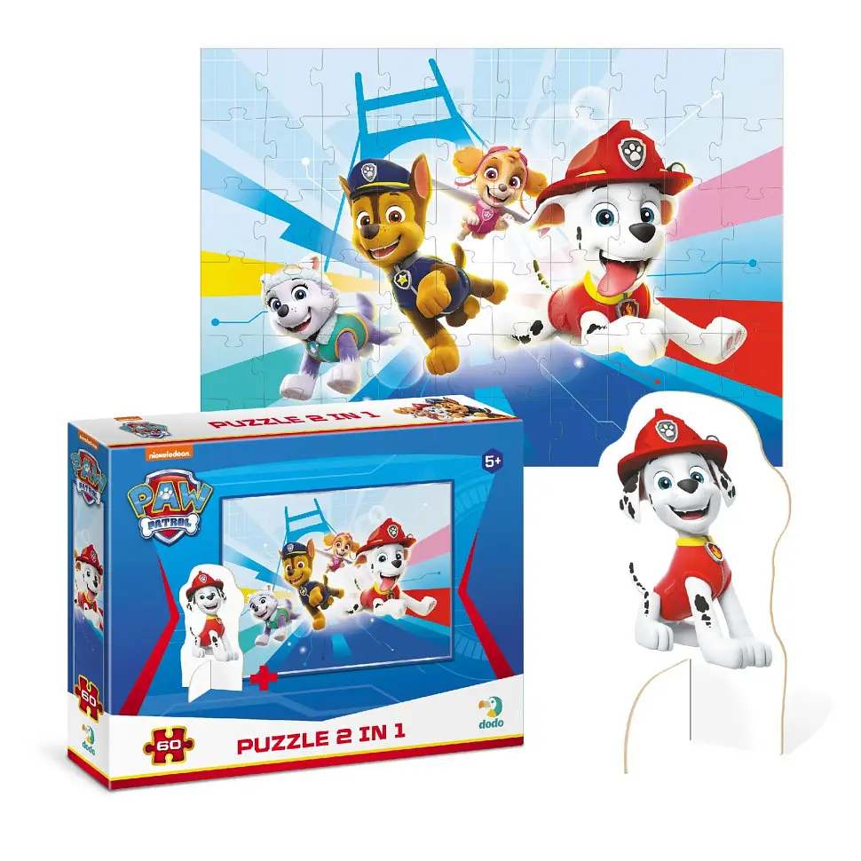 Дитячі Пазли Paw Patrol "Місія кличе" DoDo 200165 60 елементів, з фігуркою - фото 2