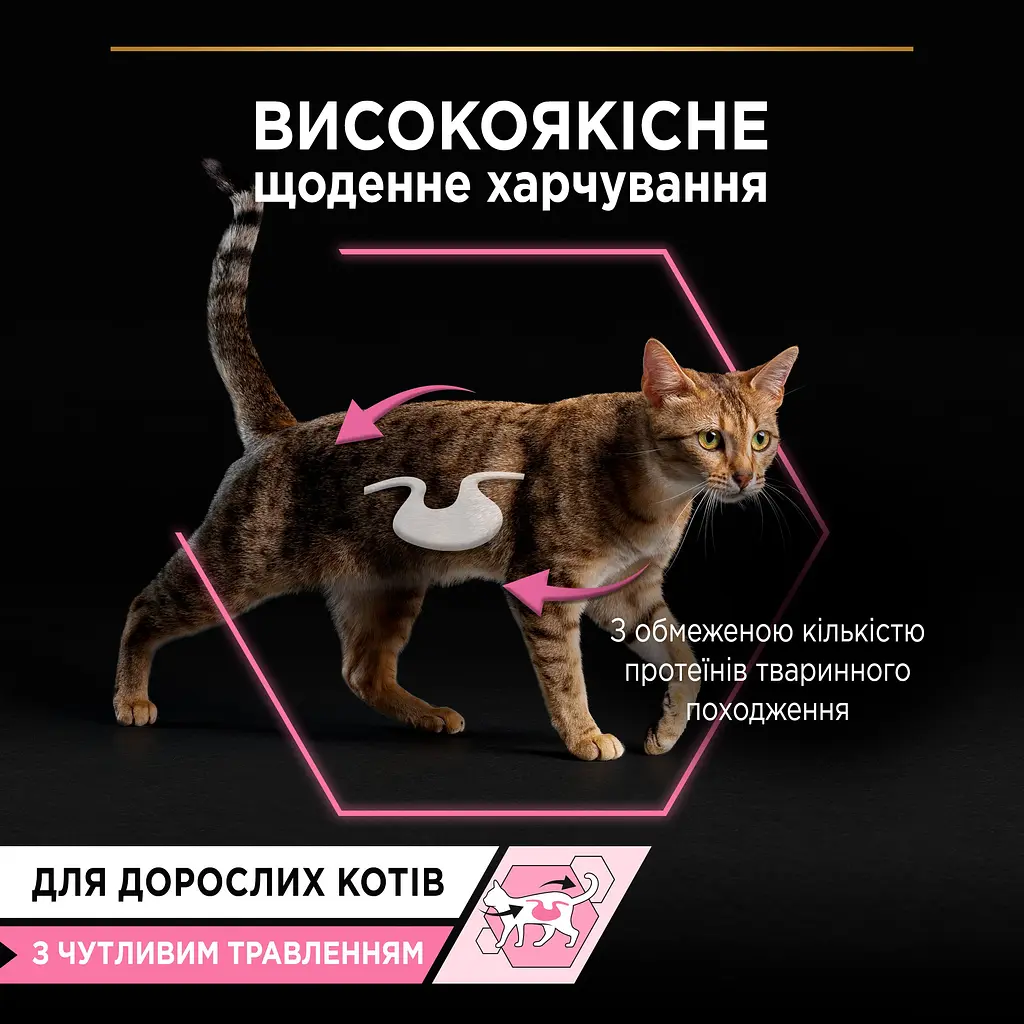 Уцінка. Вологий корм для котів з чутливим травленням Purina Pro Plan Delicate мус з індичкою 85 г (12458899) - фото 8