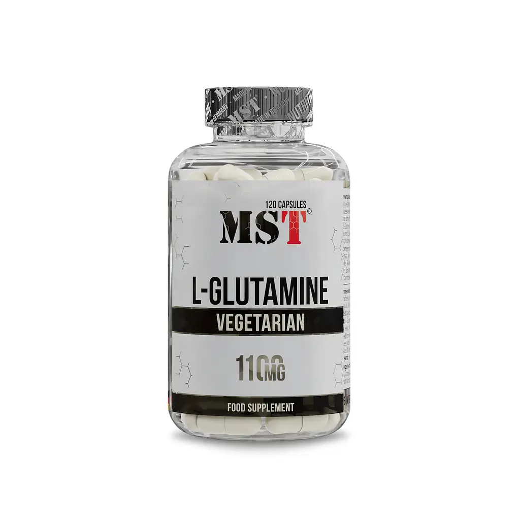 MST Глютамін Вегетаріанський L-Glutamine Vegetarian 1100 мг - 120 капсул