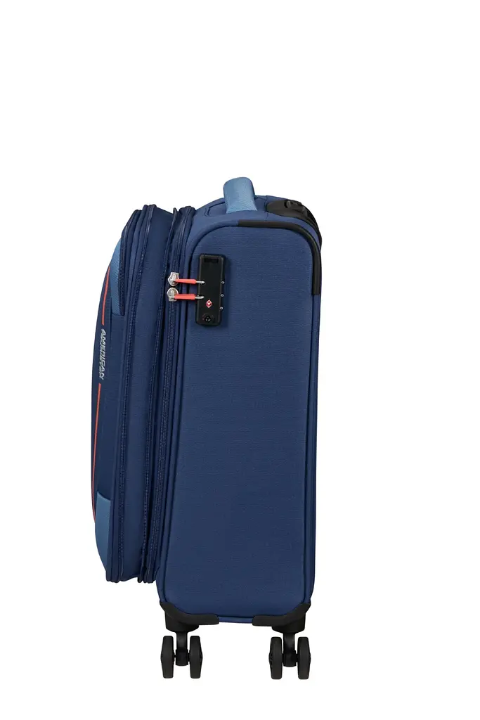 Валіза American Tourister PULSONIC COMBAT NAVY 55x40x23(26) 55 См MD6*41001 - фото 6