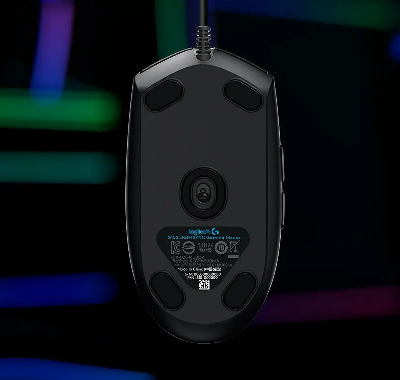 Мишка комп'ютерна Logitech G102 Lightsync USB Blue (910-005801, 910-005810) - фото 5