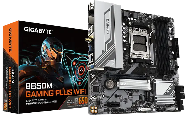 Материнська плата Gigabyte B650M Gaming Plus Wi-Fi Socket AM5 (B650M GAMING PLUS WF)