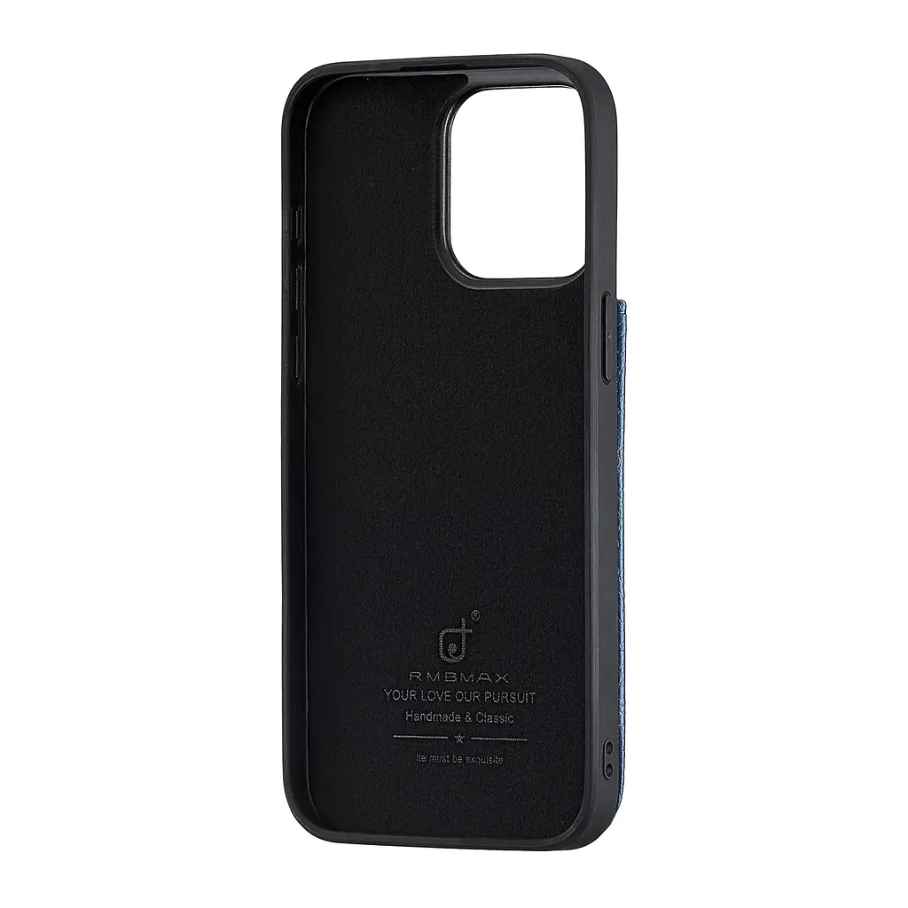 Чохол Jinduka Leather Pocket iPhone 15 Pro Max Blue - фото 3