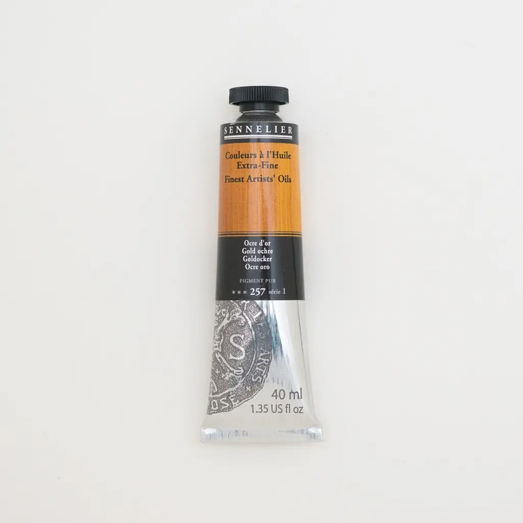 Олійна фарба Sennelier, 40 мл, професійна, S1, Золота охра (Gold ochre)