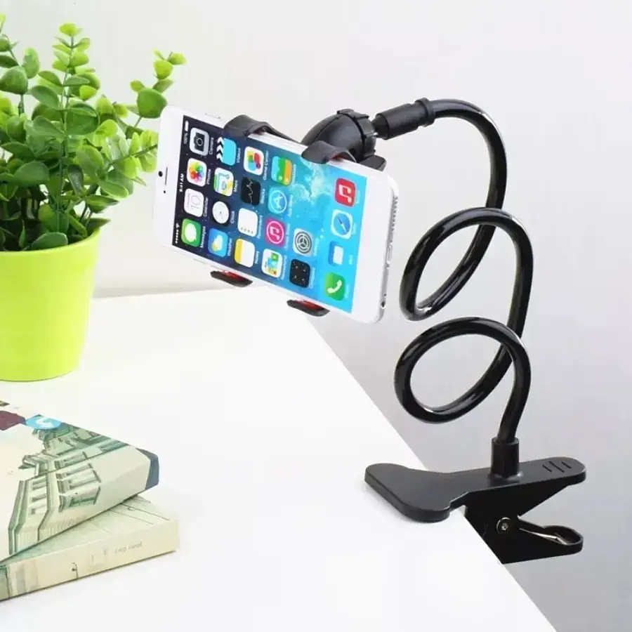 Гнучкий тримач - штатив для телефона з прищіпкою 59 см Holder Multi-function Обертання на 360° 
   - фото 2