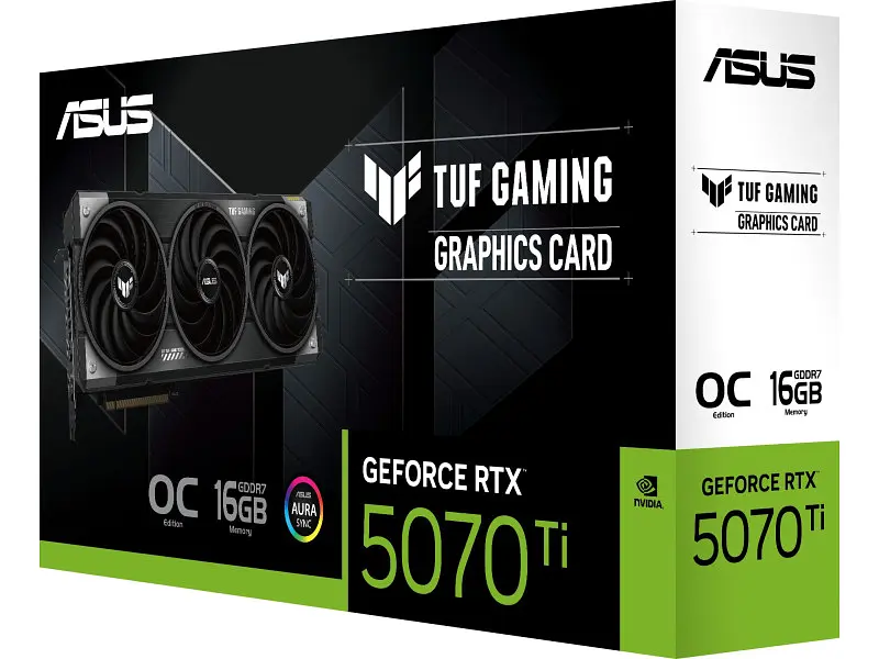 Відеокарта Asus TUF-RTX5070TI-O16G-GAMING - фото 4