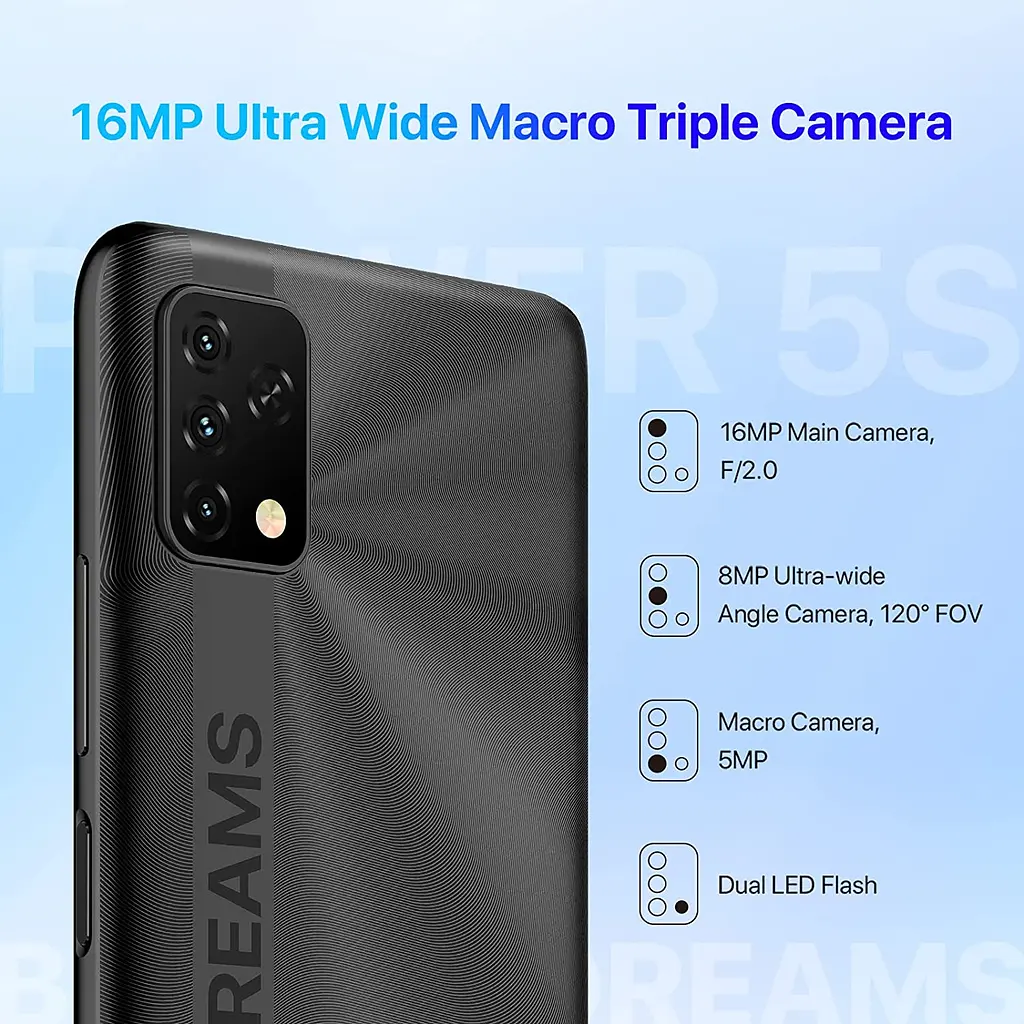 Смартфон Umidigi Power 5S 4/64Gb UA-UCRF Sapphire Blue [69427] - фото 4