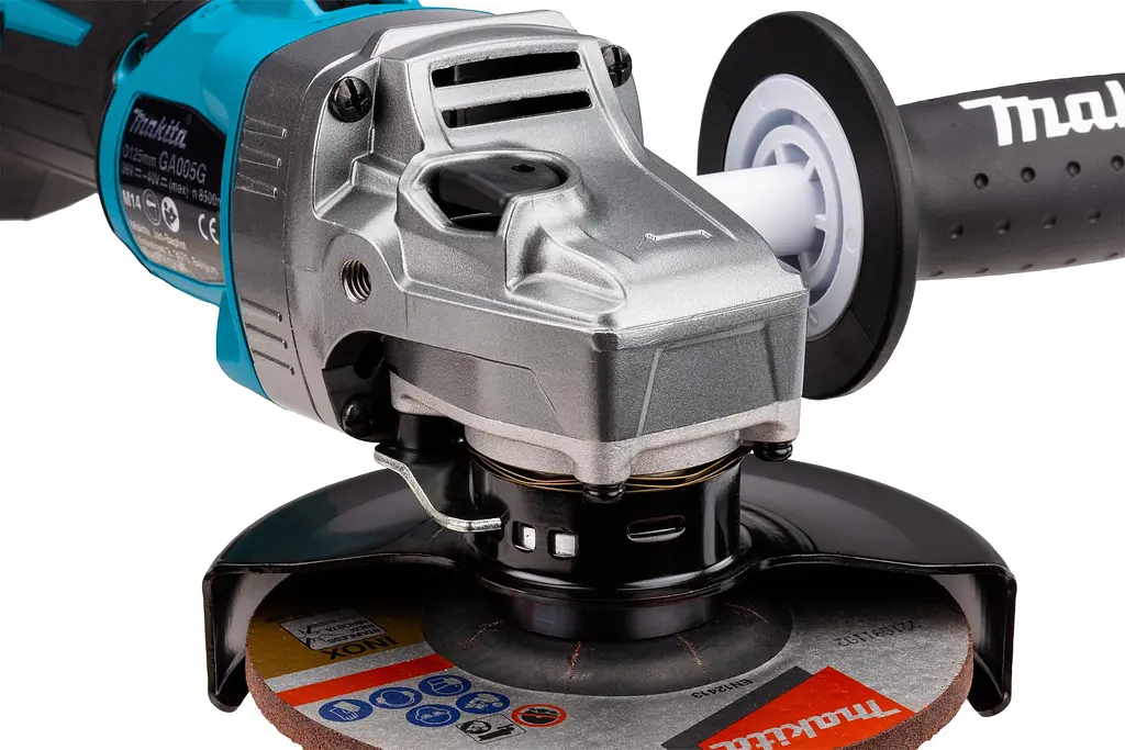 Шліфмашина кутова акумуляторна Makita GA005GZ (125 мм, 8500 об/хв, BL, AFT, XGT, без акумуляторів та зарядного пристрою) - фото 5