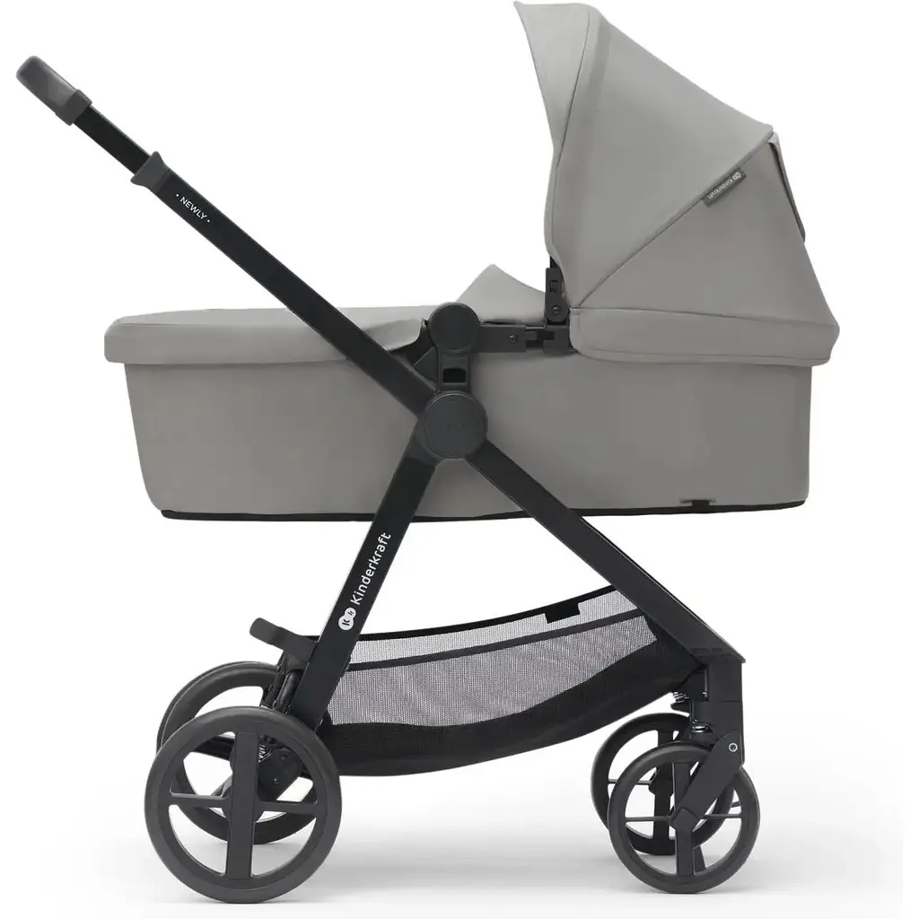 Універсальна коляска 3 в 1 Kinderkraft Newly Moonlight Grey (00-00305183) - фото 3