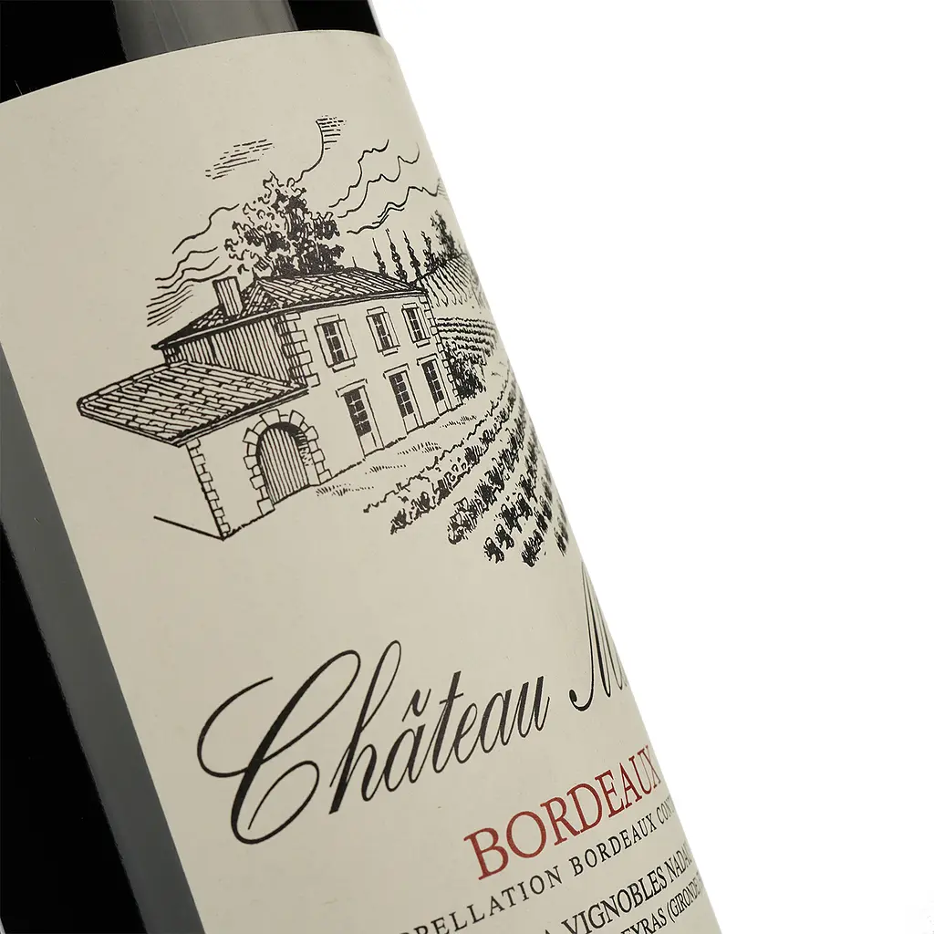 Вино Chateau Maucru Bordeaux, красное, сухое, 13,5%, 0,75 л (3009) - фото 3