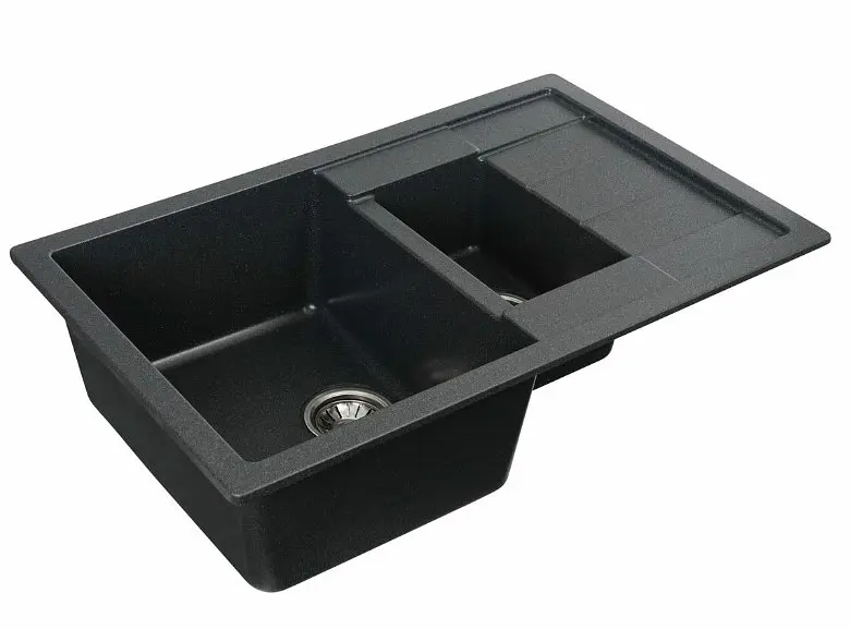 Кухонна мийка Platinum 7850W TOSKANA матова Антрацит (SP000027555) - фото 2