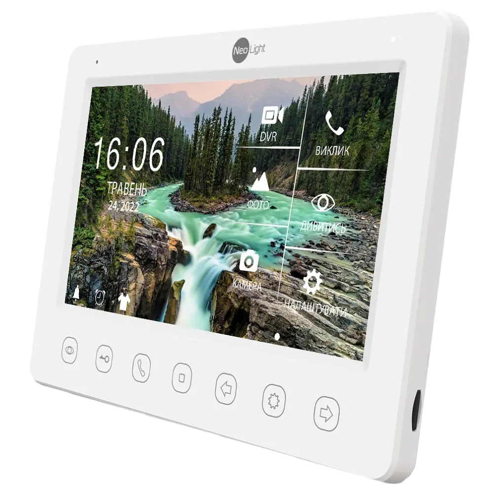Відеодомофон Neolight Kappa+ HD Білий - фото 3
