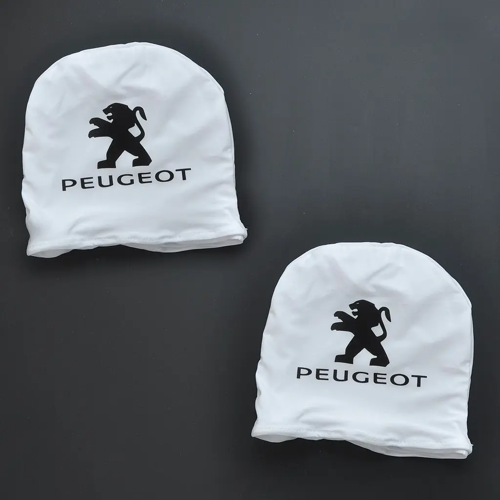 Чохол підголівників PEUGEOT білі - фото 2