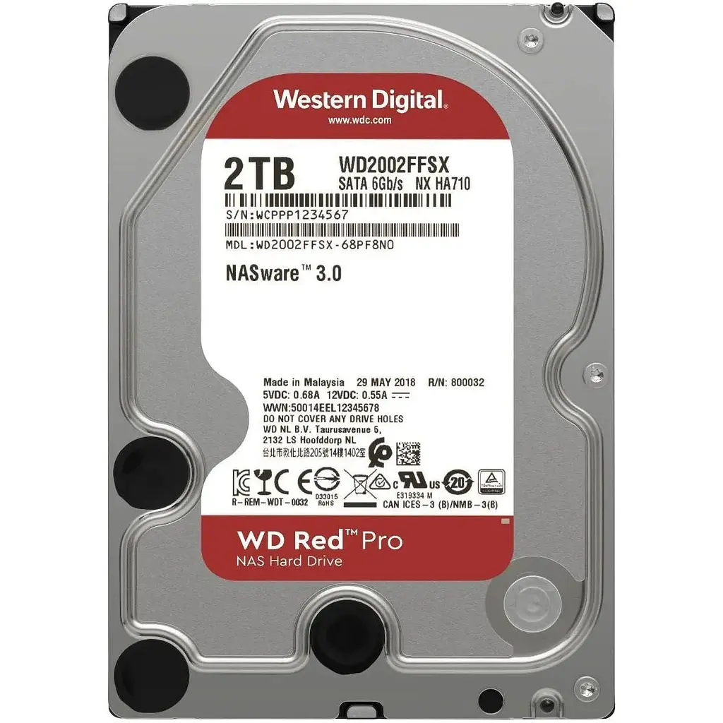 Жорсткий диск 3.5` WD Red Pro 2TB SATA 64MB (WD2002FFSX) [141204] - фото 2