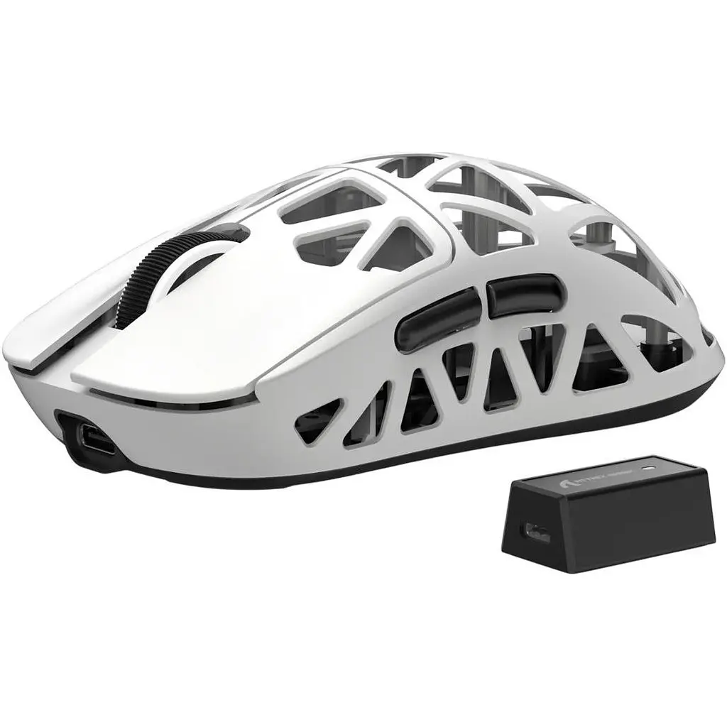 Миша Attack Shark R2 Magnesium Alloy 8K White (AS-6972792470375-W) [159851] - фото 2