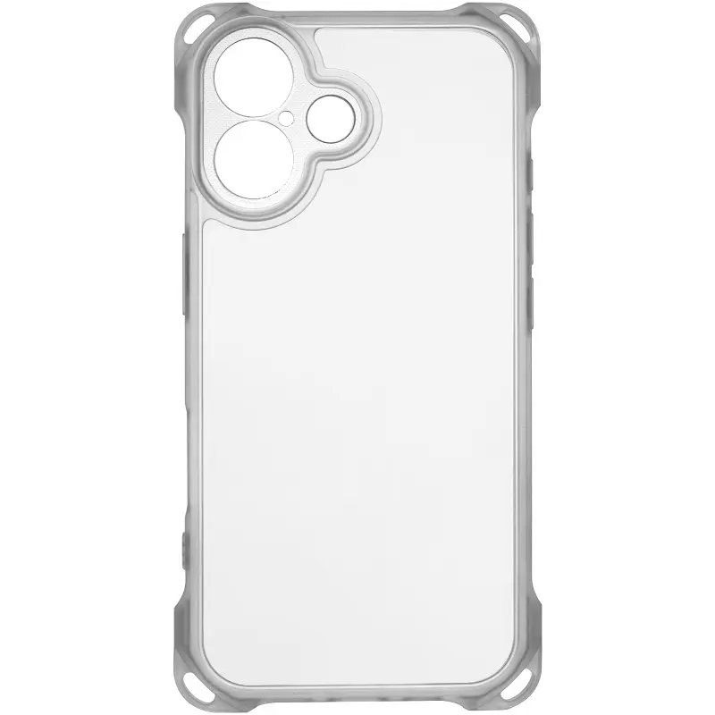 Чохол TPU CrossBody with straps для Apple iPhone 16 Plus (6.7) Transparent - фото 3