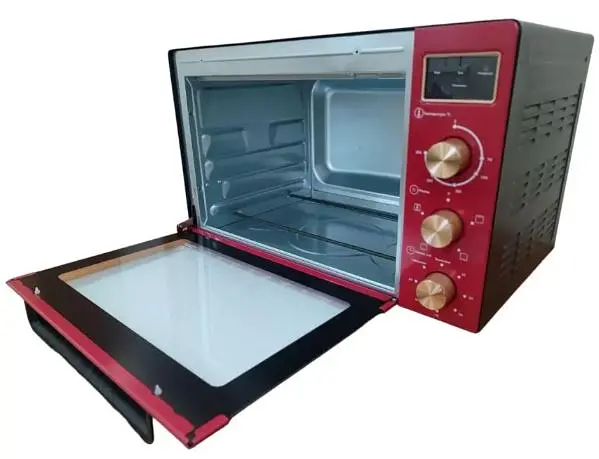 Электрическая печь GoodGrill GR-6501RC 65л красная конвекция - фото 3