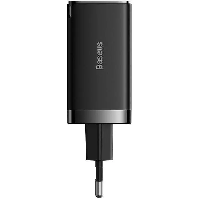 Мережевий зарядний пристрій Baseus GaN5 Pro Fast Charger 2C+U 65W + Cable USB-C Black (CCGP120201) [98870] - фото 4