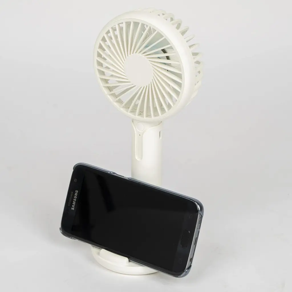 Вентилятор Bo-Camp Portable Fan With Holder White акумуляторний (8520952) - фото 5