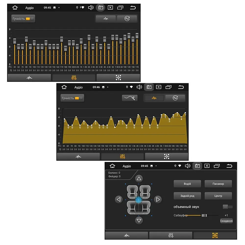 Универсальная магнитола K802 9 Android 12 2/32 CarPlay IPS (42451-K802B_3234) - фото 7