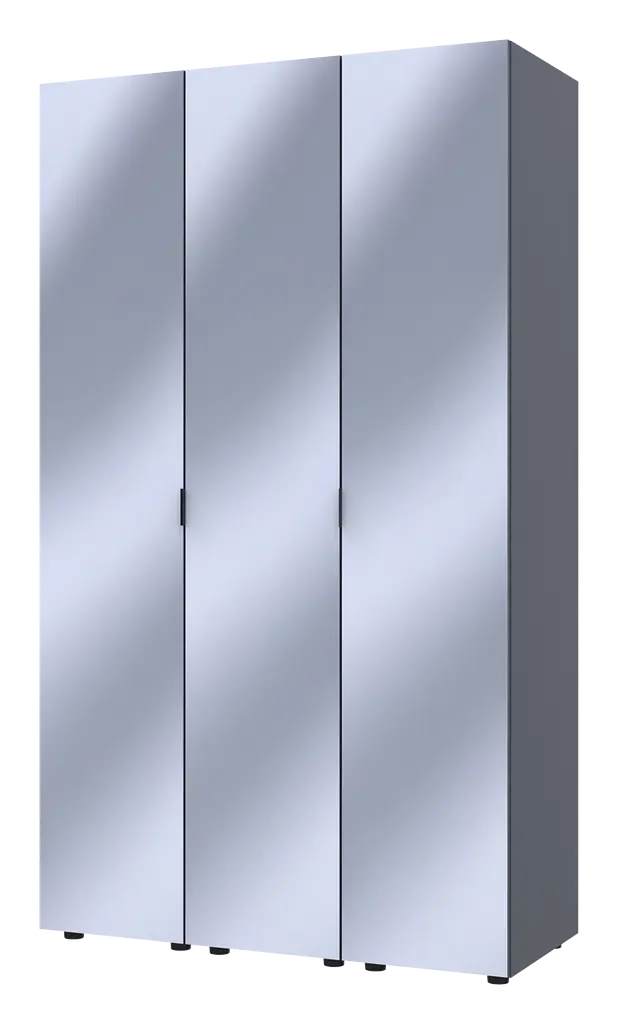 Комплект Doros Гелар Графит 3 Зеркала 117х49.5х203.4 (42002167) - фото 3