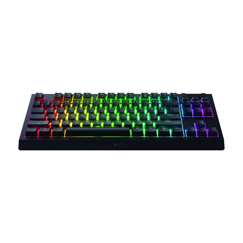 Клавіатура Razer BlackWidow V4 TKL Hyperspeed RGB Wireless/Bluetooth/USB UA Black (RZ03-05480100-R3M1) - фото 5