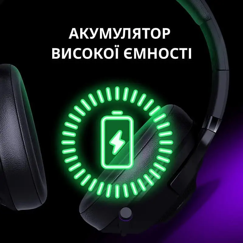 Игровая гарнитура Lorgar Noah 702 Wireless Gaming Headset Black (LRG-GHS702) - фото 12
