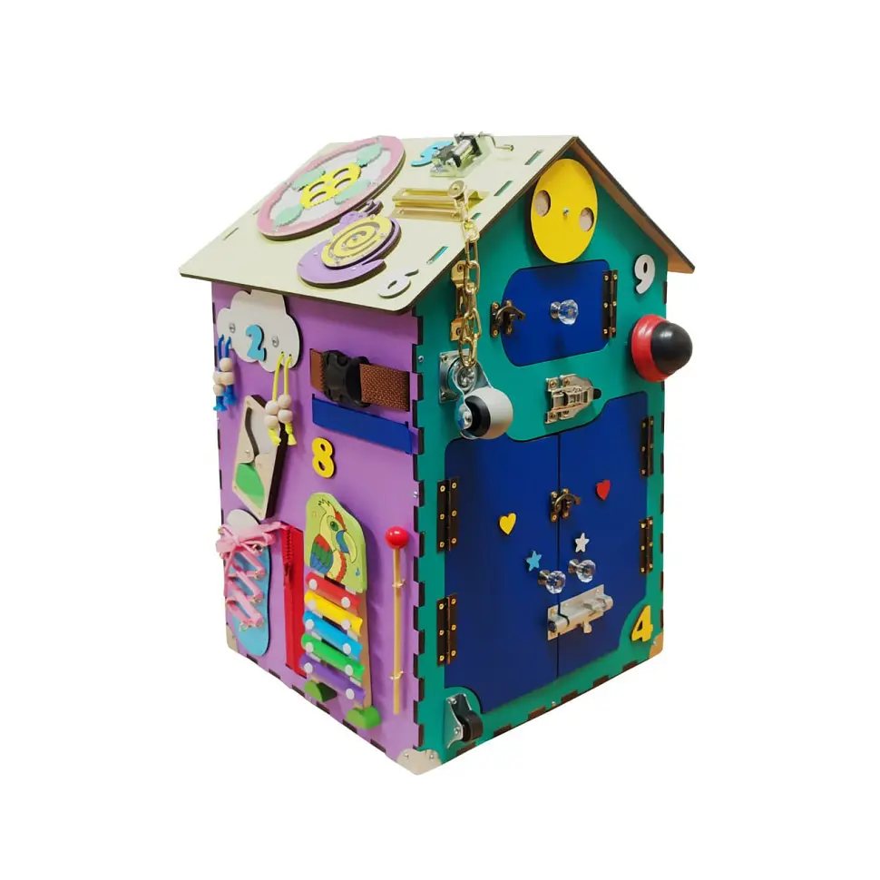 Развивающая игрушка Бизикуб Temple Group Домик TG200038 55х30х30 см - фото 2