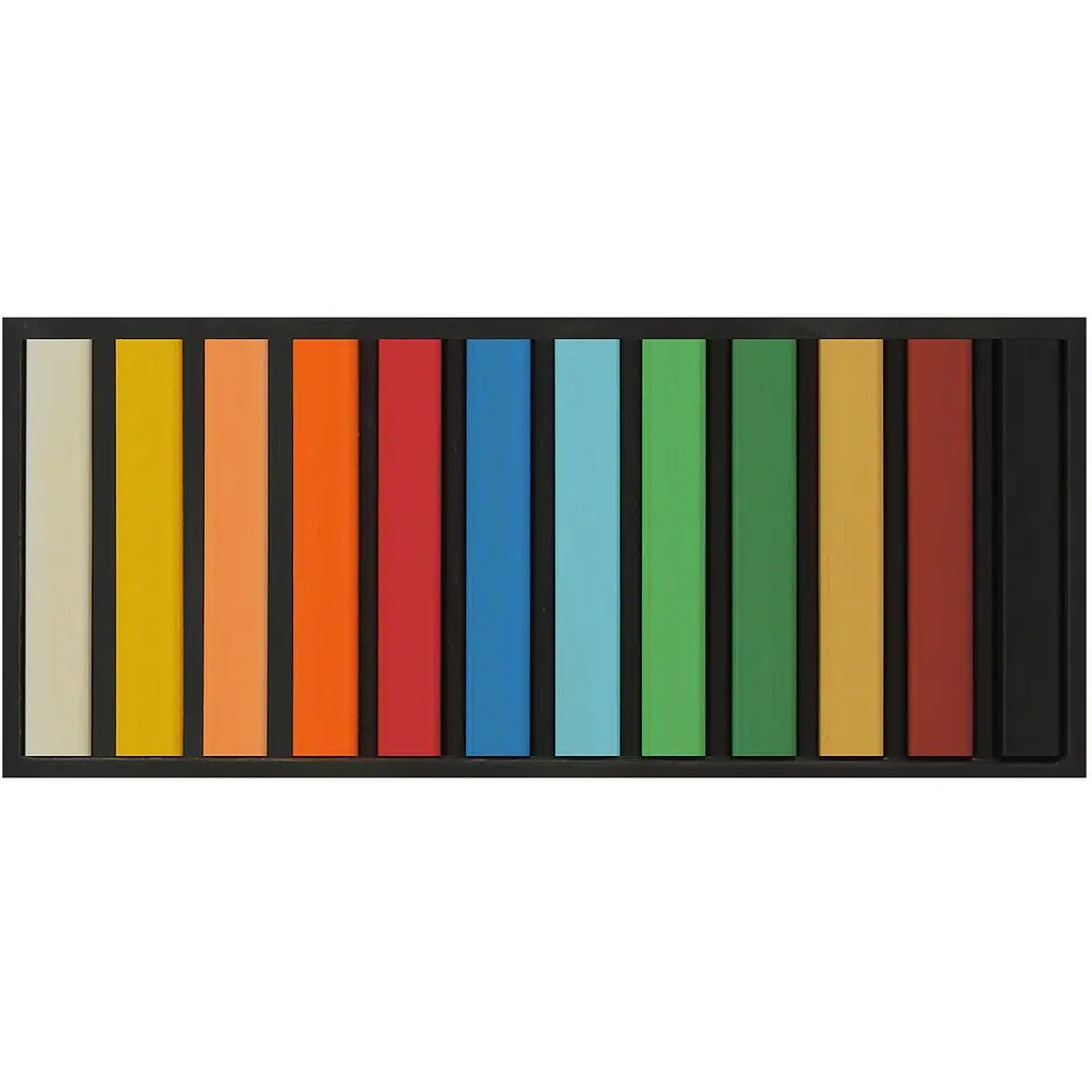 Пастель сухая художественная мягкая ZiBi ART Line 12 цветов (ZB.2493) - фото 2