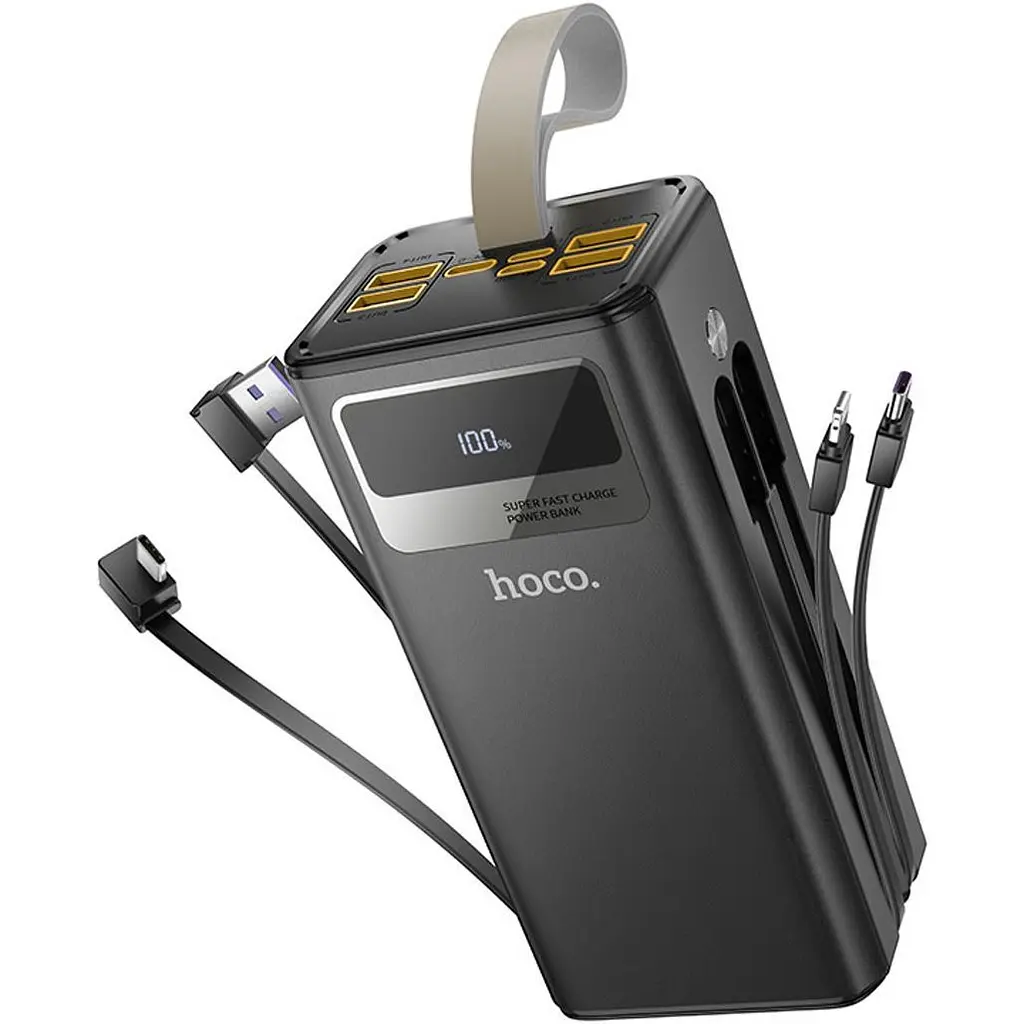 Внешний аккумулятор Hoco DB58A Plentiful 40000mAh 22.5W Black [161896] - фото 2