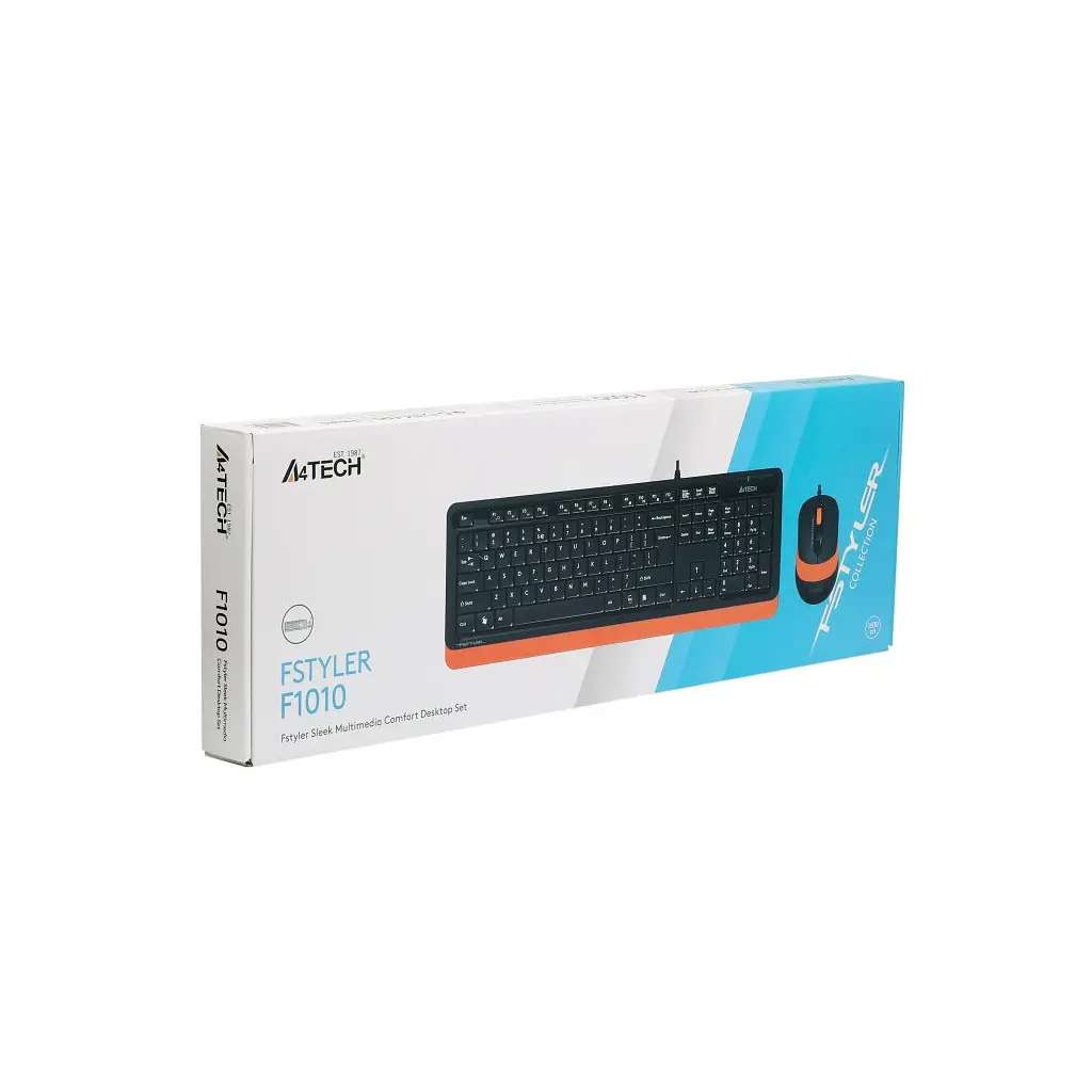 Комплект A4Tech F1010 Orange (4711421943093) - фото 6