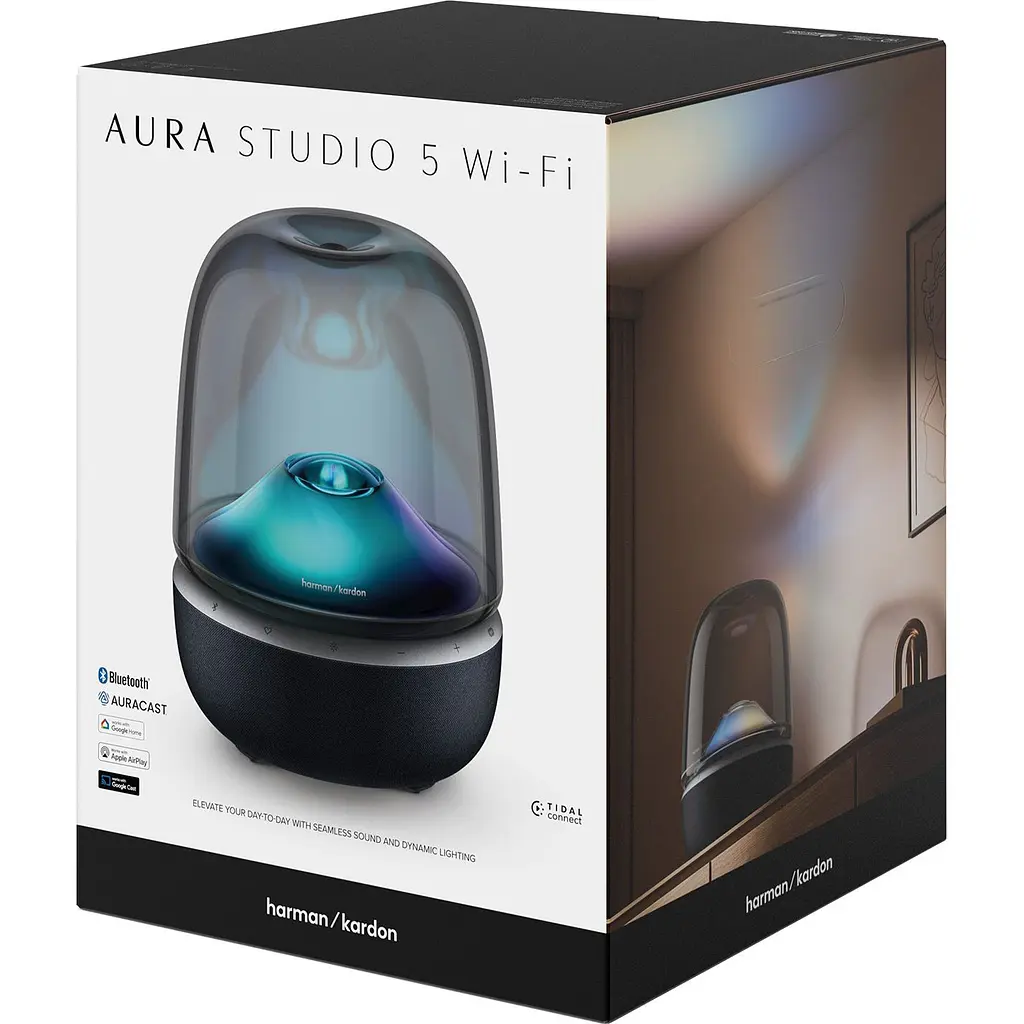 Акустична система Harman/Kardon Aura Studio 5 Wi-Fi Black (HKAURAS5WFBSEP) [163952] - фото 10