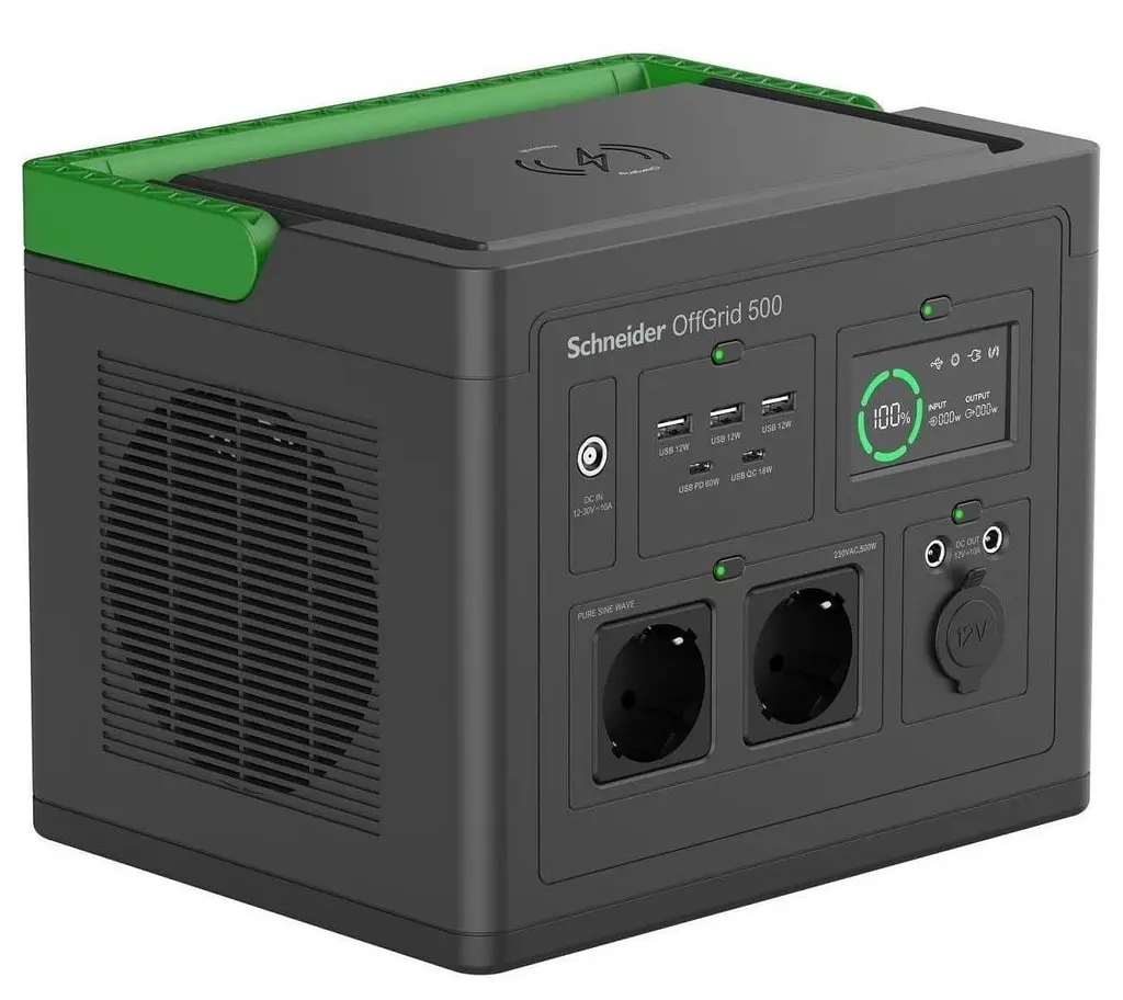 Зарядная станция APC / 500 Вт / 517 Вт/ч / Li-Ion (PPS500-GR) - фото 2