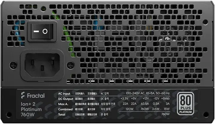 Блок питания Fractal Design Ion+ 2 Platinum 760W (FD-P-IA2P-760) - фото 7