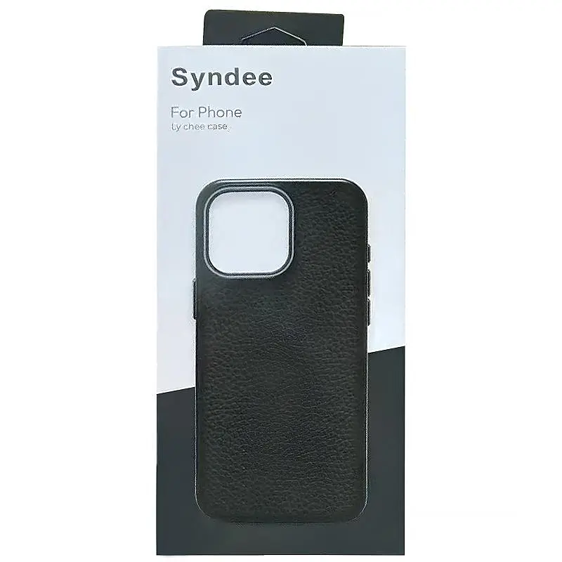 Чохол Syndee with MagSafe для Apple iPhone 13 Pro (6.1) Black / Black - фото 2