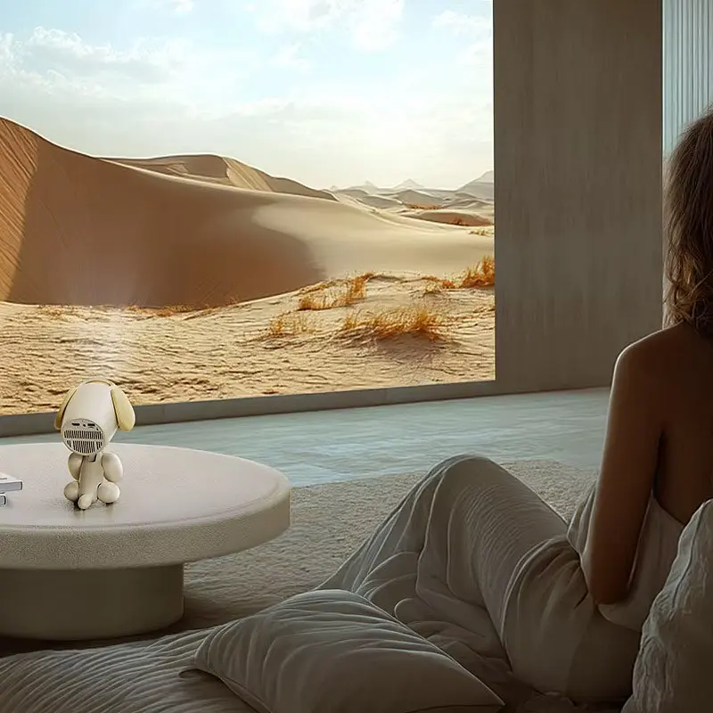 Проектор 4k Android JY320 Biege - фото 6