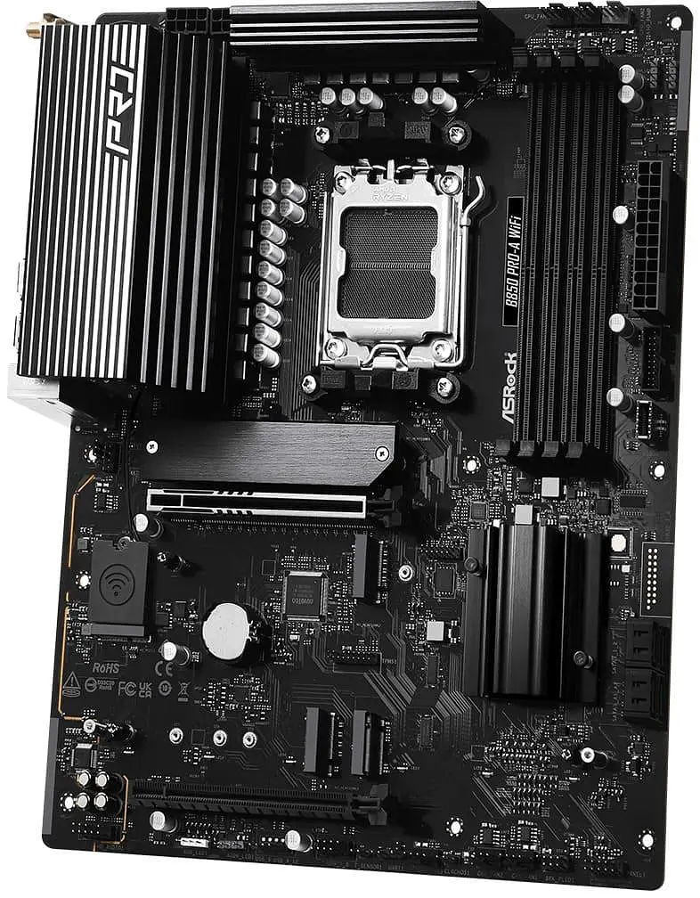 Материнская плата AsRock B850 PRO-A WIFI (B850 PRO-A WIFI) (Socket AM5, AMD B850, ATX) - фото 3