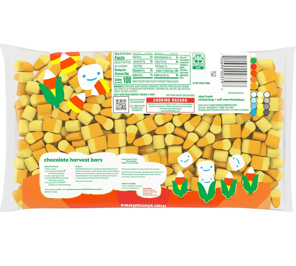 Маршмеллоу Jet Puffed Candy Corn Marshmallows 226г - фото 3