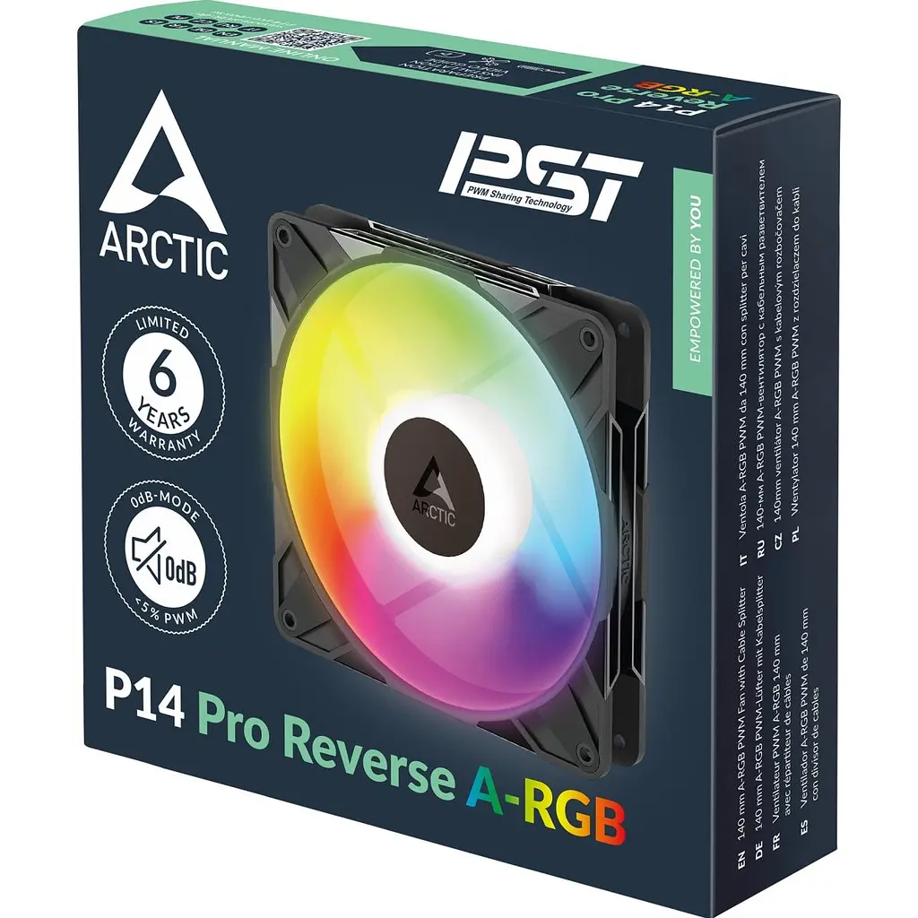 Корпусний вентилятор Arctic P14 Pro Reverse A-RGB Black (ACFAN00323A) [175991] - фото 6