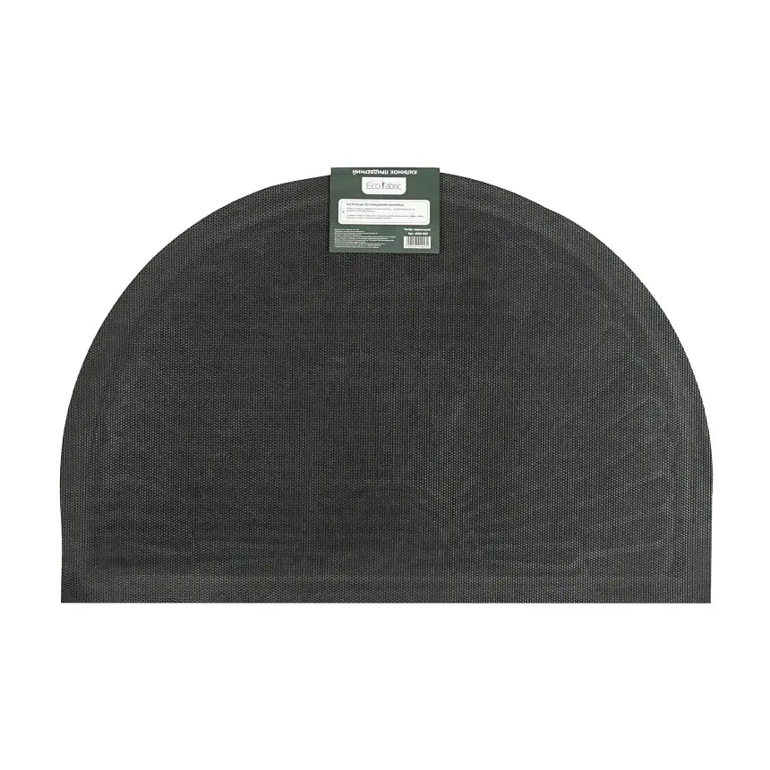 Килимок придверний Eco Fabric Промені півколо з кромкою коричневий 40 х 60 см (4060-024) - фото 4