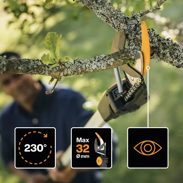 Гілкоріз телескопічний Fiskars PowerGear UPX86 (1023624) - фото 5