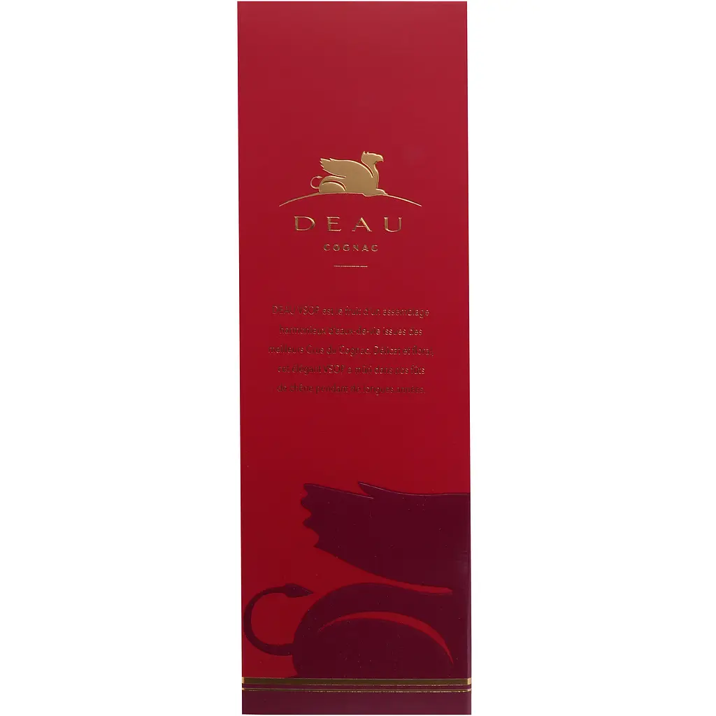 Уцінка. Коньяк Deau Cognac VSOP 40% 0.7 л у подарунковій упаковці - фото 4