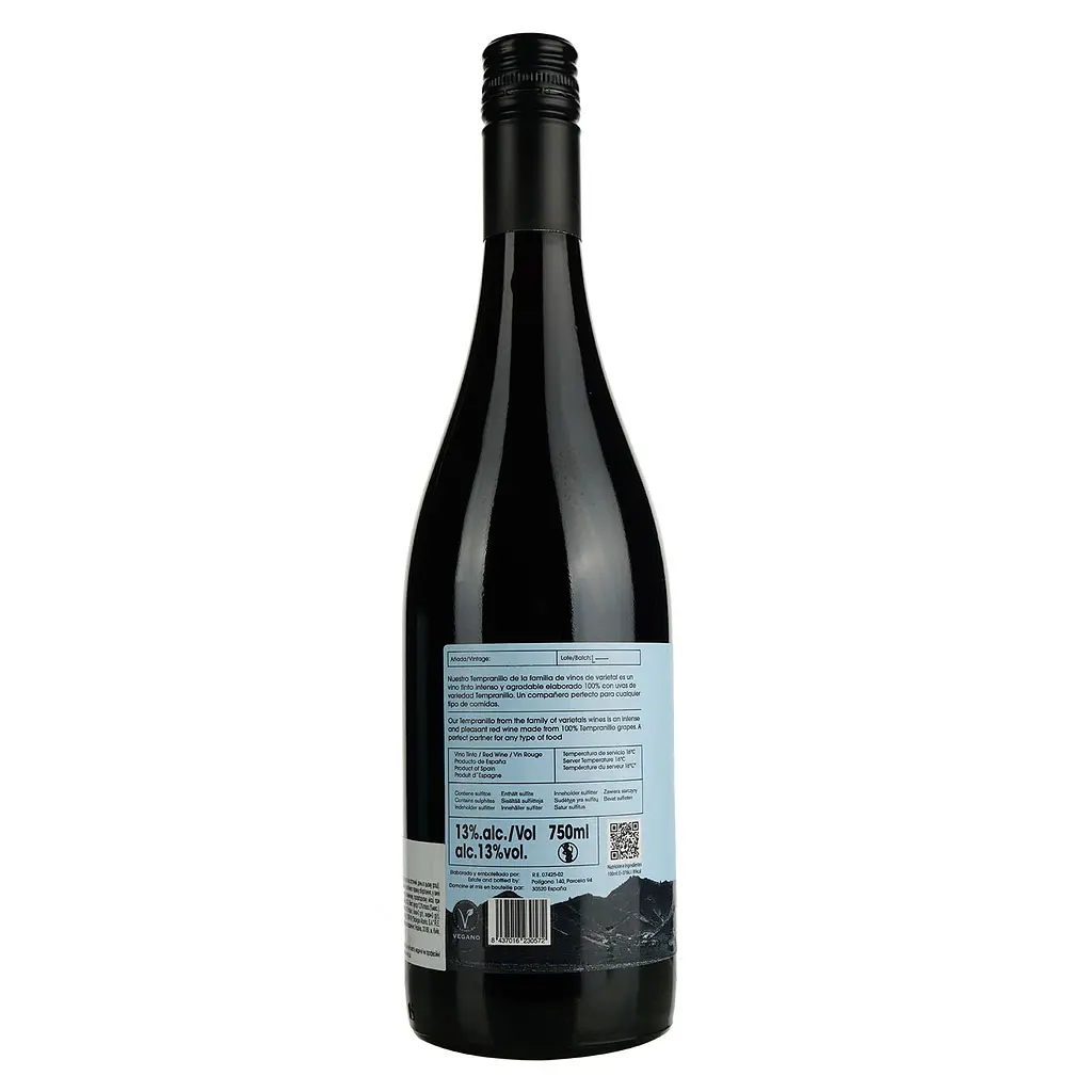 Вино Sierra de Enmedio Tempranillo, червоне, сухе, 0,75 л - фото 4