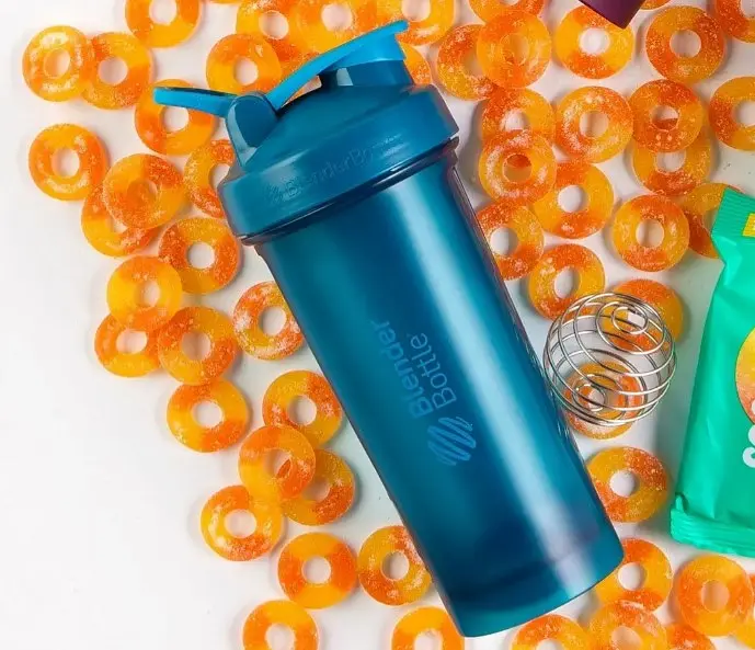 Шейкер спортивний BlenderBottle Pro45 1270 мл Ocean Blue (Pro45_Ocean_Blue) - фото 2