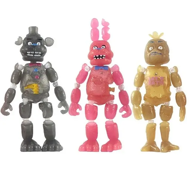 Набір фігурок FNAF Five Nights At Freddy's П'ять ночей із Фредді Аніматроніки 6 шт - фото 3